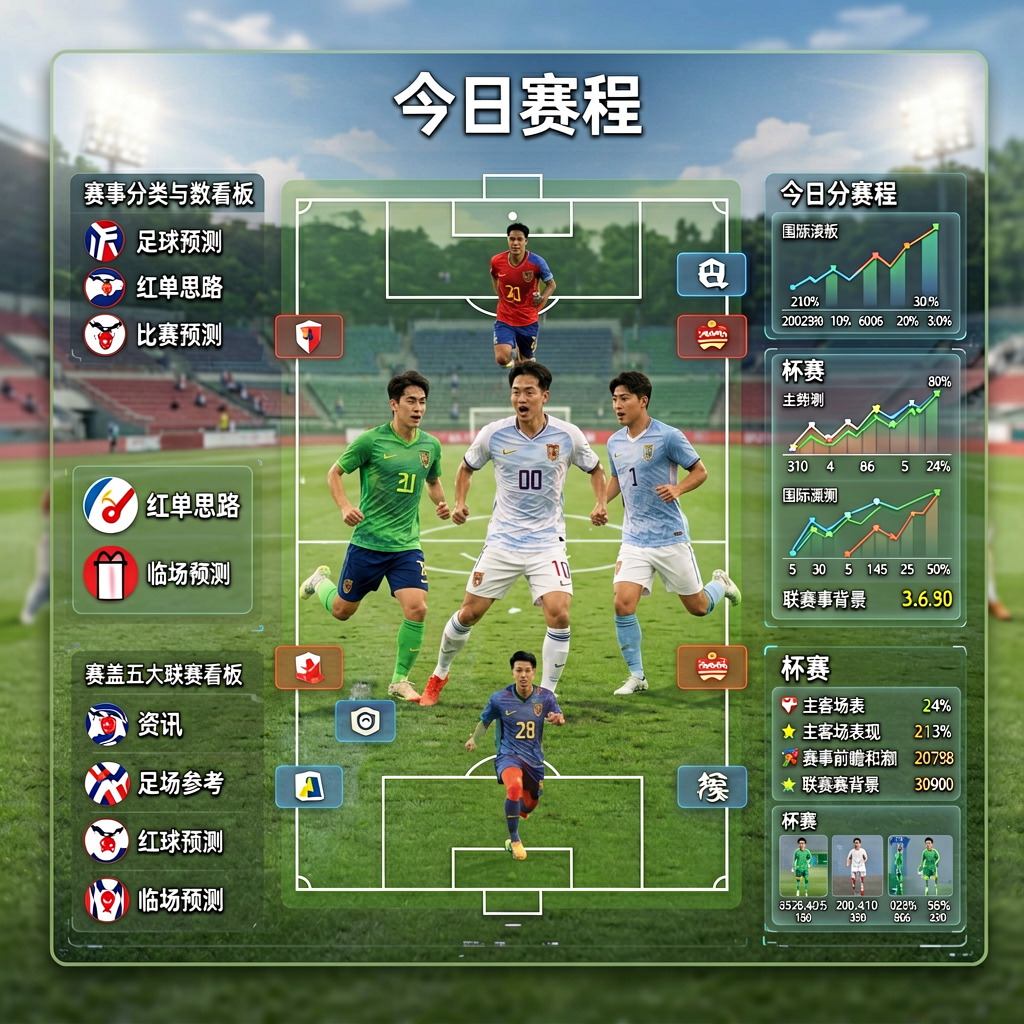 今日赛程分布图